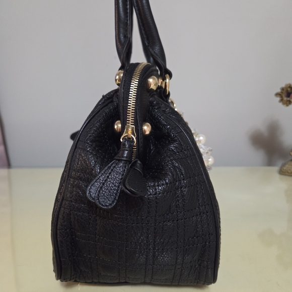 Frosting By Mary Norton Black Frame Top Satchel - Picture 8 of 10